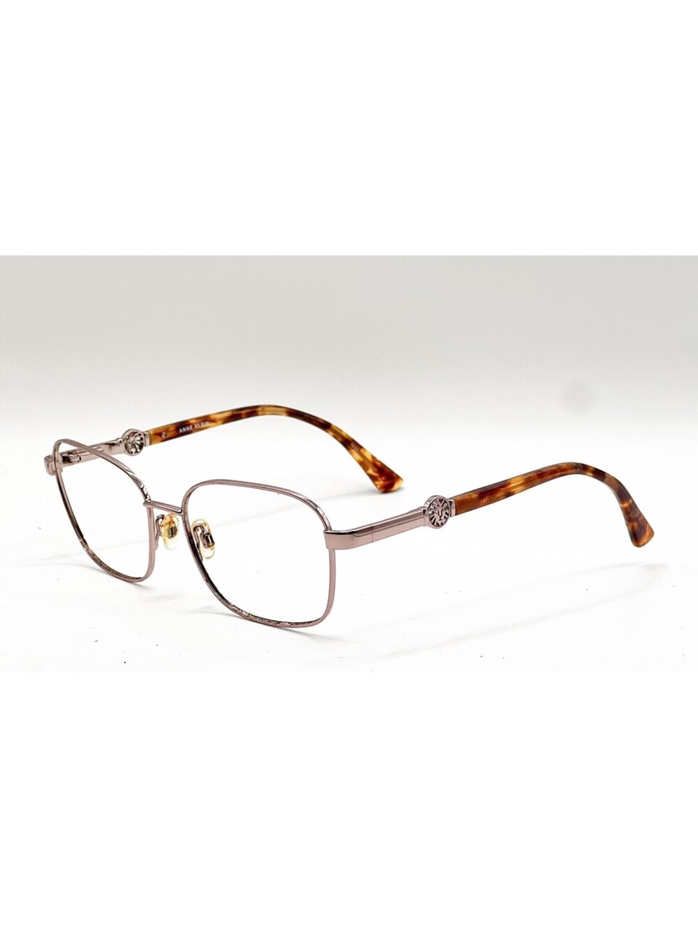 Anne Klein Ak235 770 Rose Gold Half Rim Authentic Eyeglass Frames 56-17